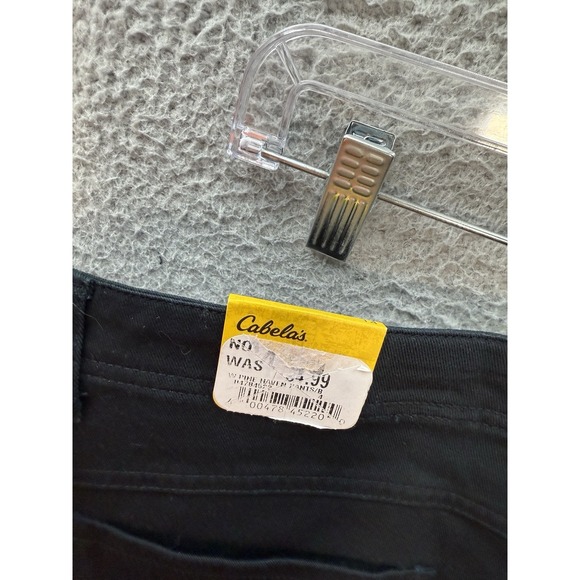 Cabelas Pants Womens 14 Black Cargo Stretch Outdoors Hiking Camping Workwear NEW - Picture 10 of 11